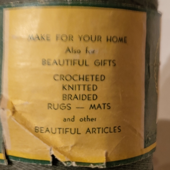 2 Vintage Spools RIBBONET Maysville Carpet Warp Chicago Printed String Company - Picture 7 of 7
